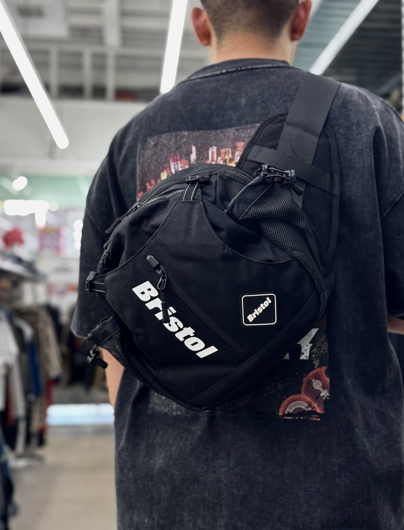 F.C.Real Bristol 26A/W CORDURA RIPSTOP ADJUSTABLE CROSSBODY BAG|  FCRB-26213