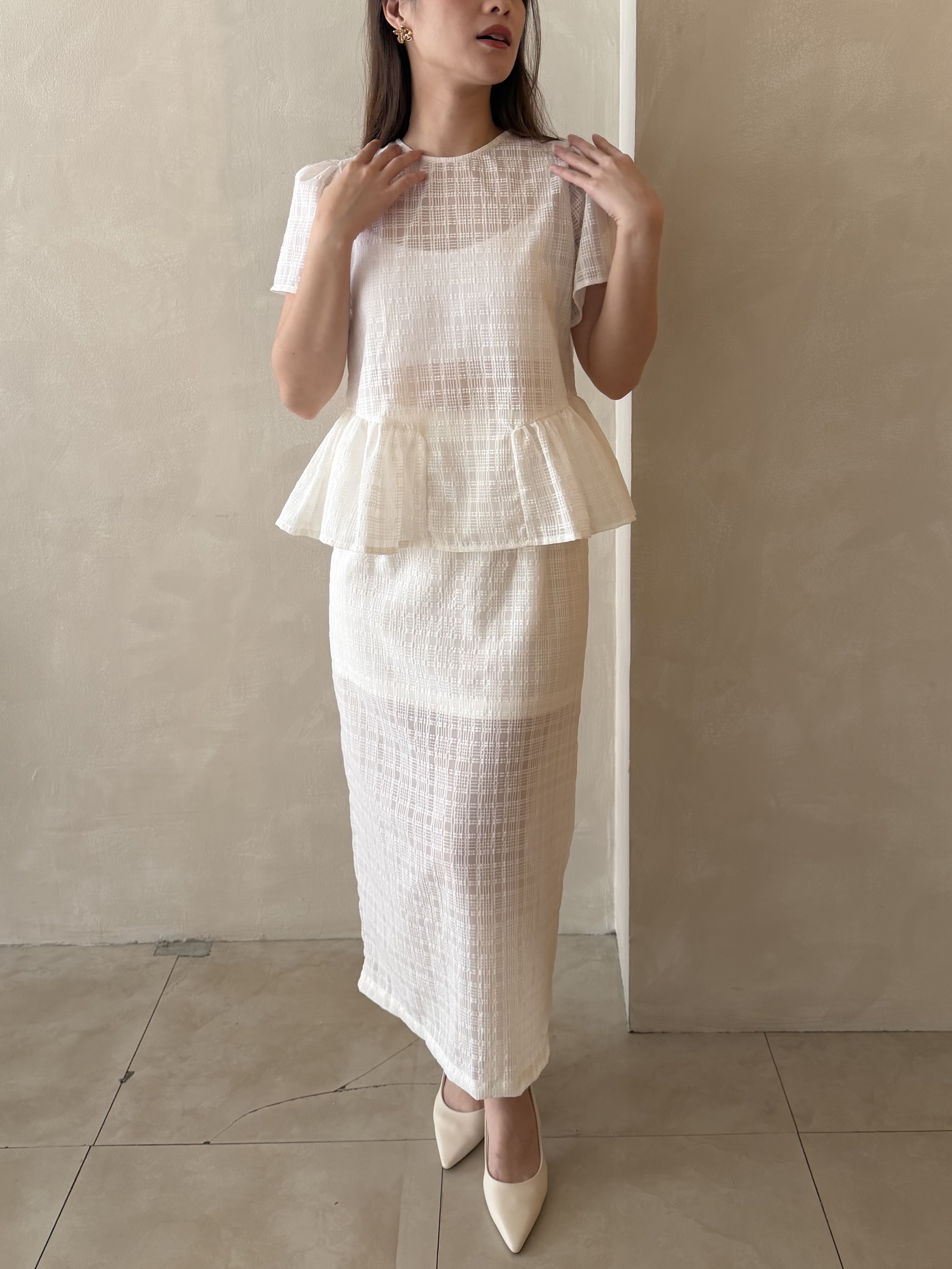 Etta Skirt - White