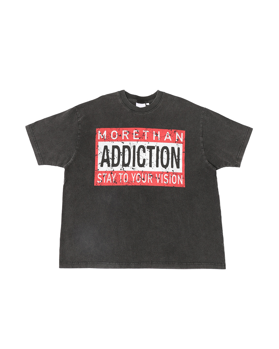 MTA｜Warning Sign Boxy T-Shirt (Black)