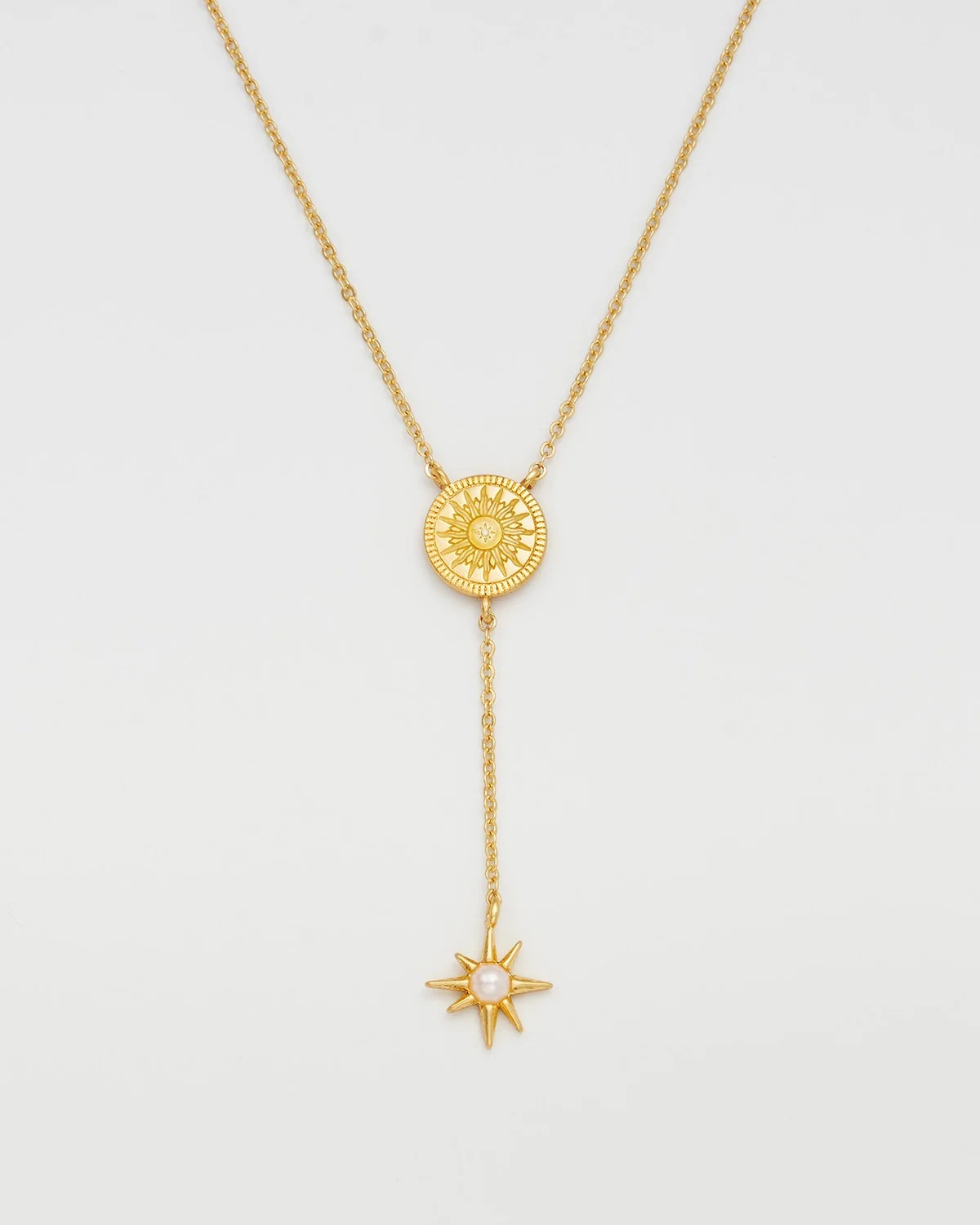 英國代購 FABLE ENGLAND Sun Lariat Necklace