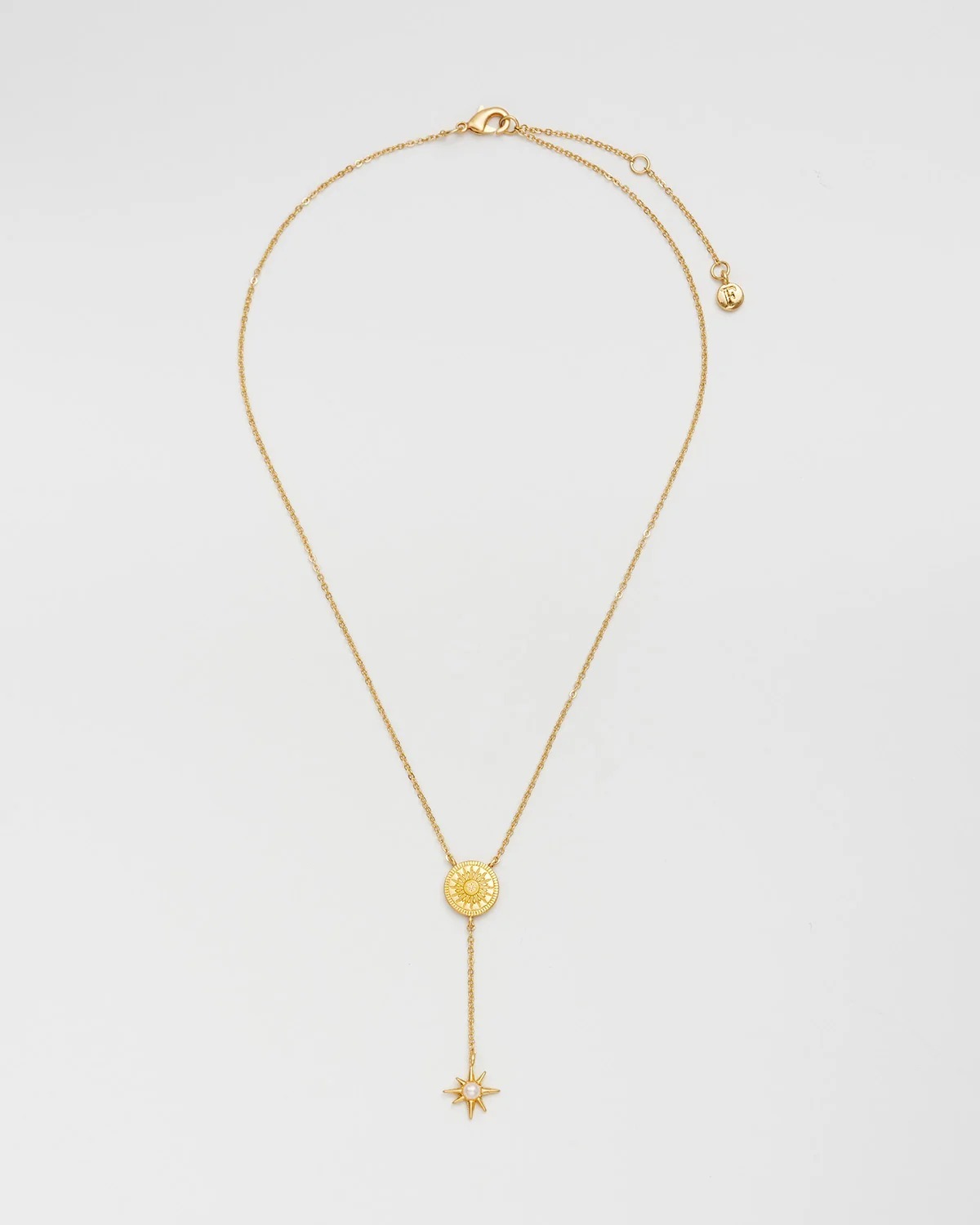 英國代購 FABLE ENGLAND Sun Lariat Necklace
