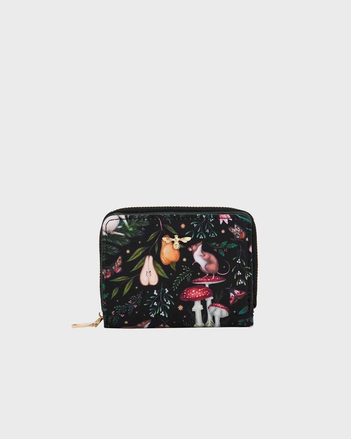 英國代購 FABLE ENGLAND Niva Print Small Purse in Green