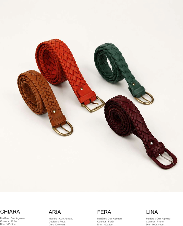 Naterra AW26 Leather Belt