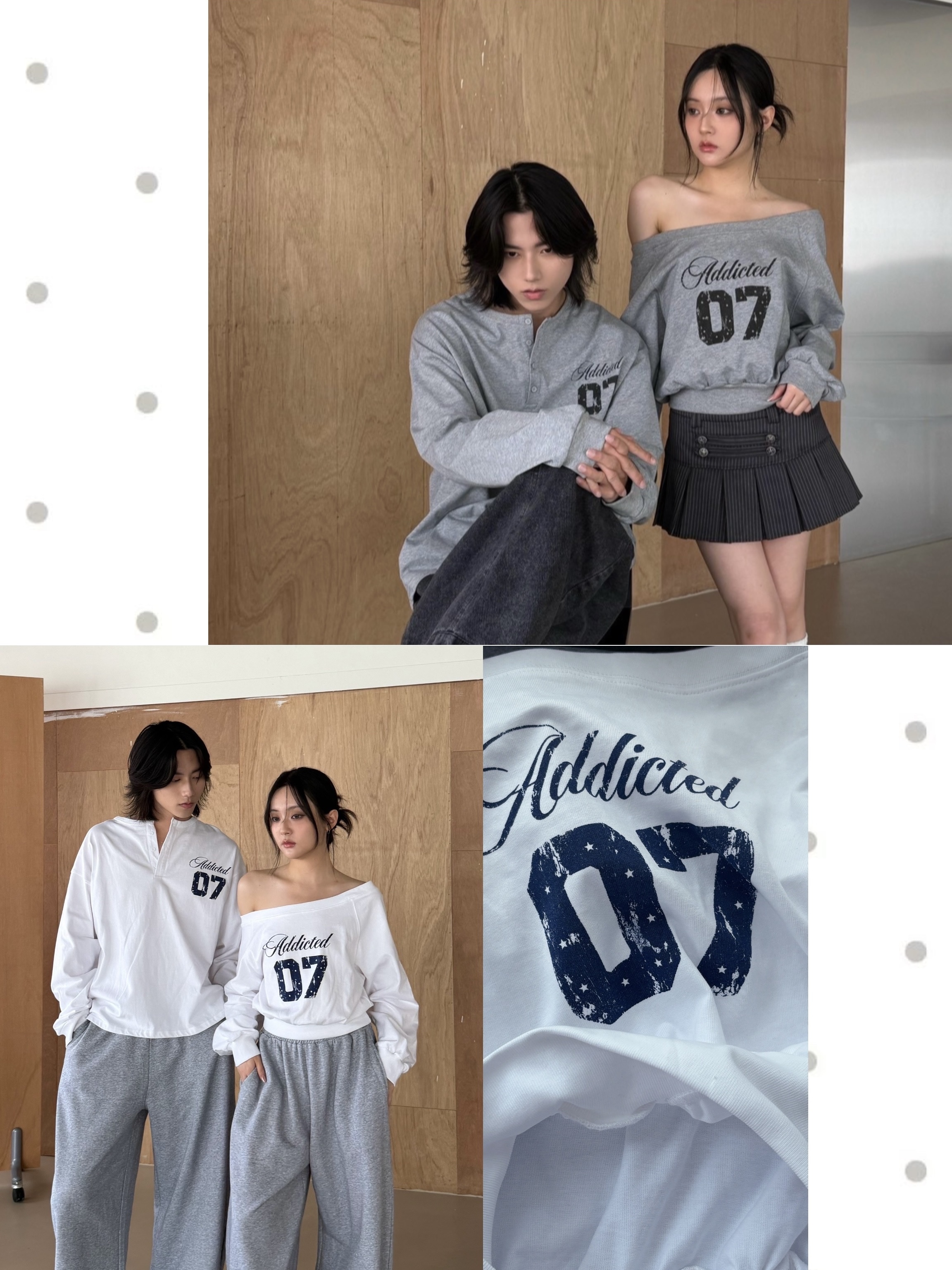 mmb07美式復古情侶上衣