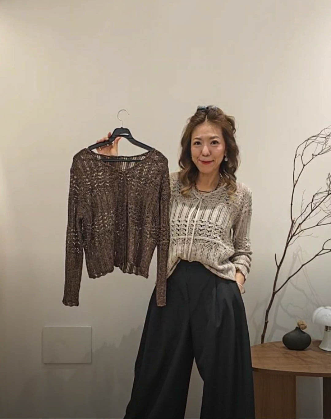 💍K8260  ▶️鏤空針織上衣 👉B:110-160cm L:56cm