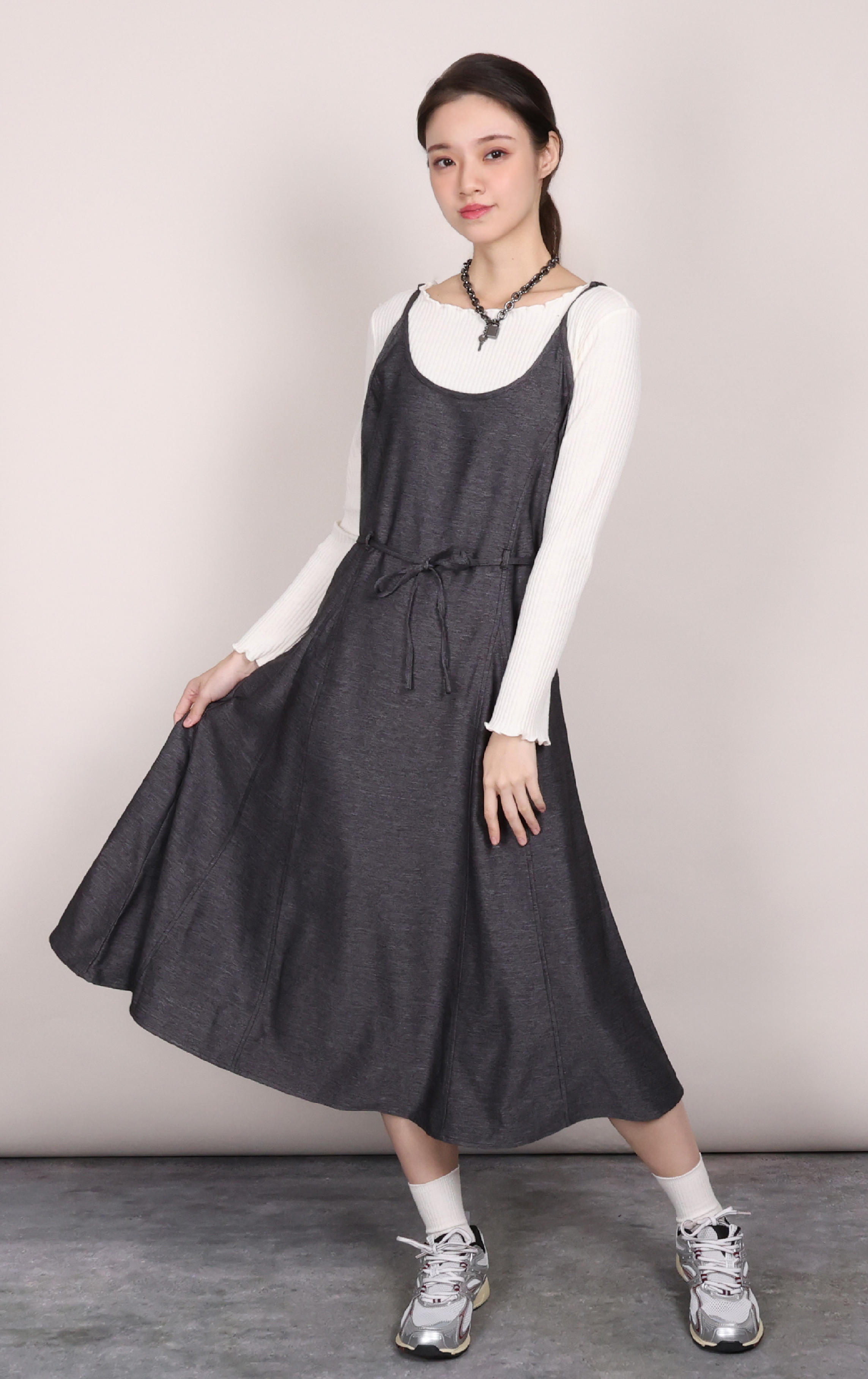 Effortless Strappy Two-Piece Slip Dress Co-ord TS0232