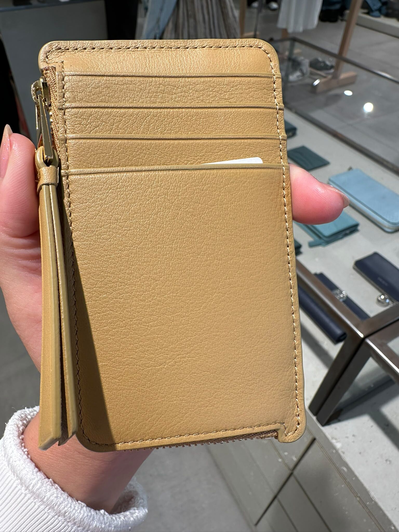 LYS02653 Loewe Puzzle long coin cardholder in classic calfskin