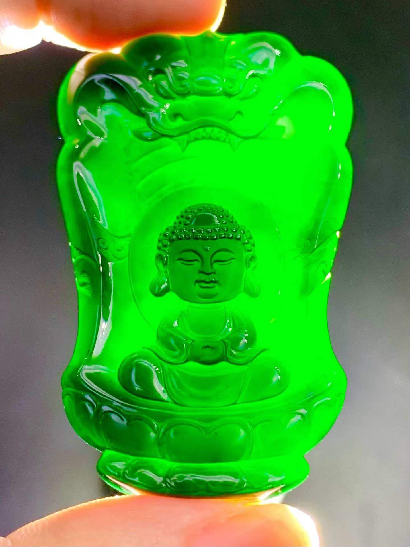 955947 翡翠墨翠寶寶佛