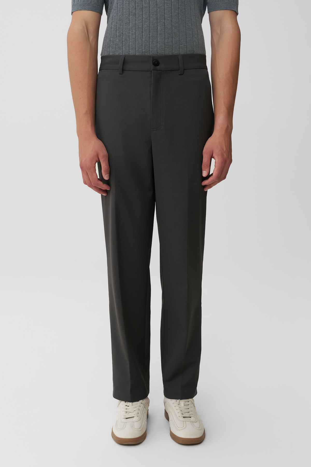 LINAIRE Water-Repellent Linen-Feel Trousers – Men