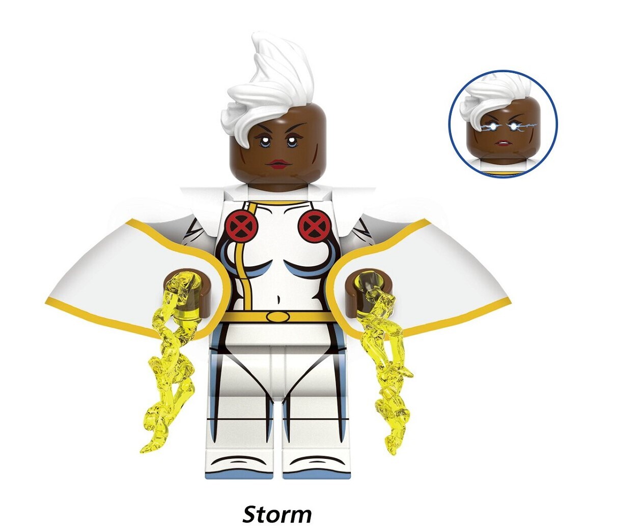 X-Men Storm Custom Minifigures Fit Lego G0221 GH0946