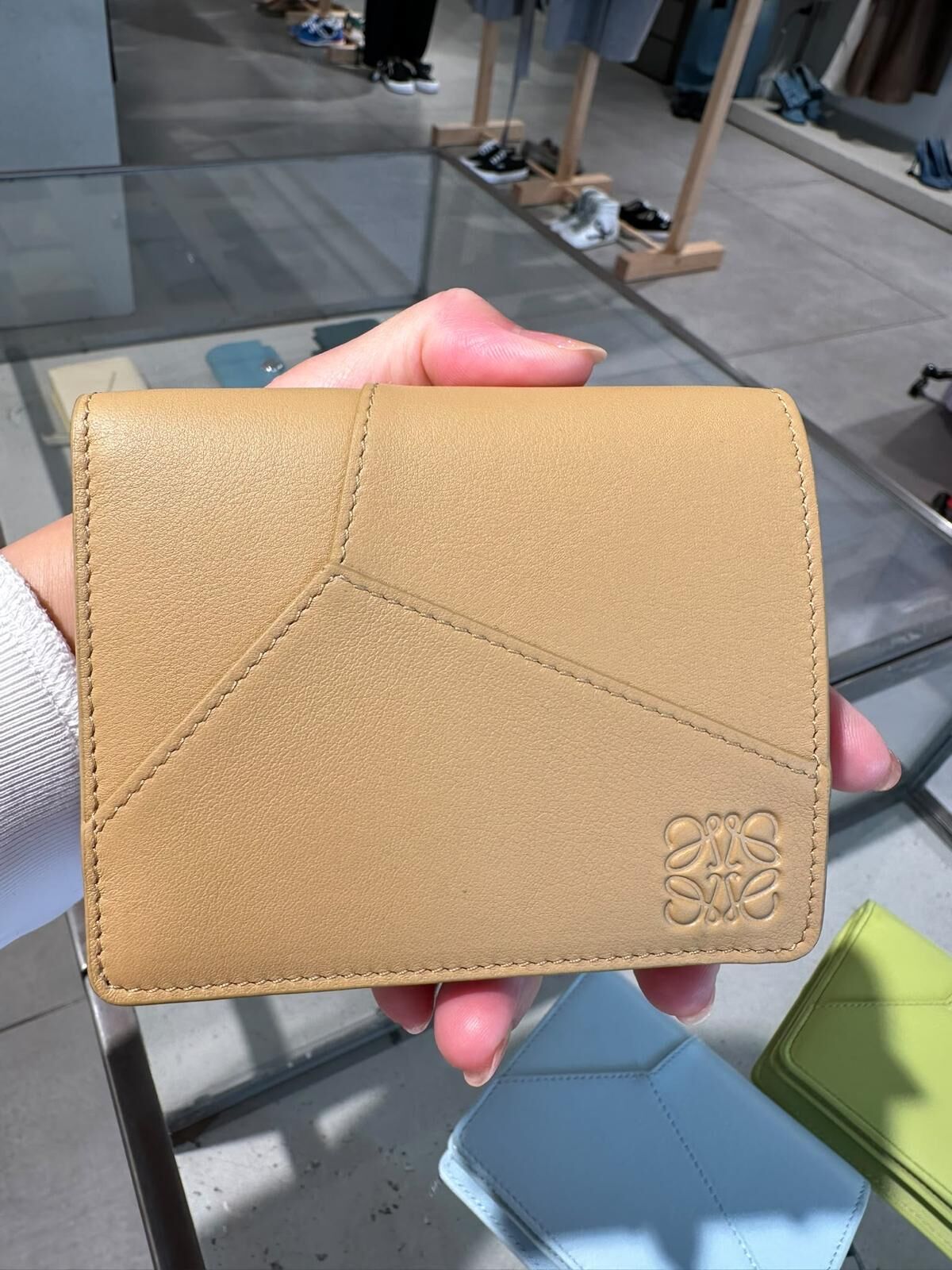 LYS02654 Loewe Puzzle classic calfskin Wallet