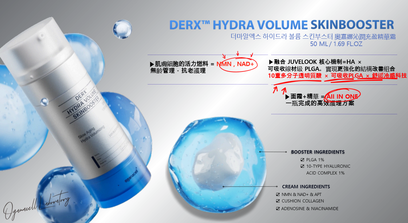 oganacell DERX™ REVITAL TENSION SKINBOOSTER 50ml 奧嘉娜賦活