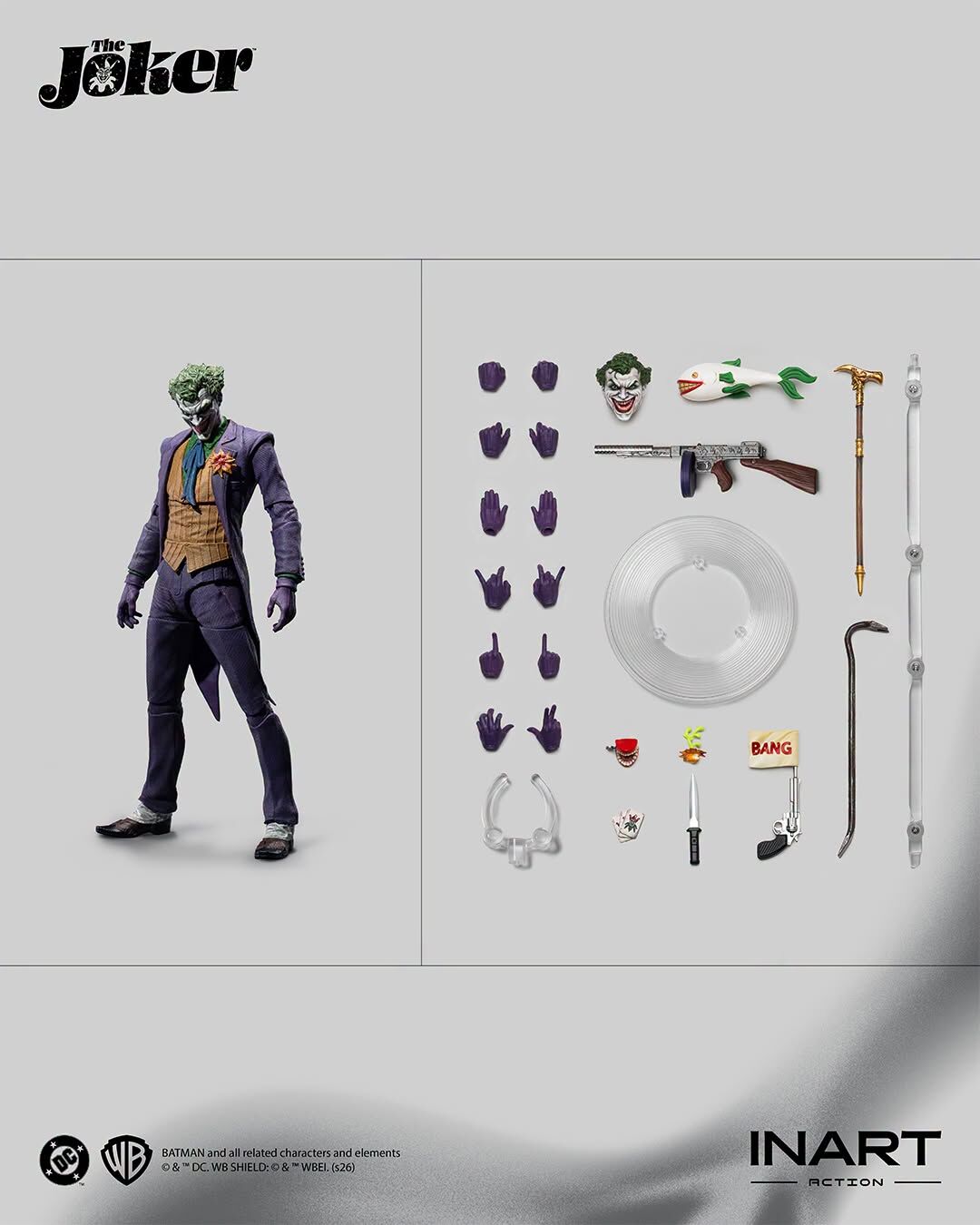 (Pre-Order) INART Action - The Joker Action Figure (MAG C0005)