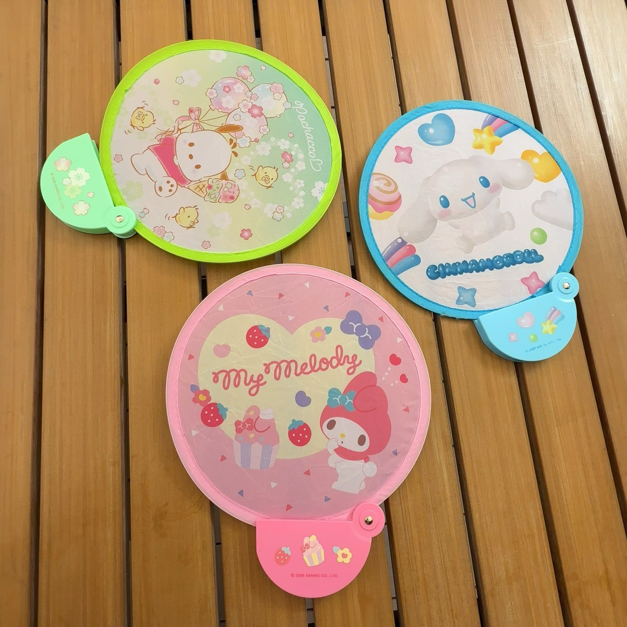 26175 Sanrio 迷你摺疊扇 #TW-KM26