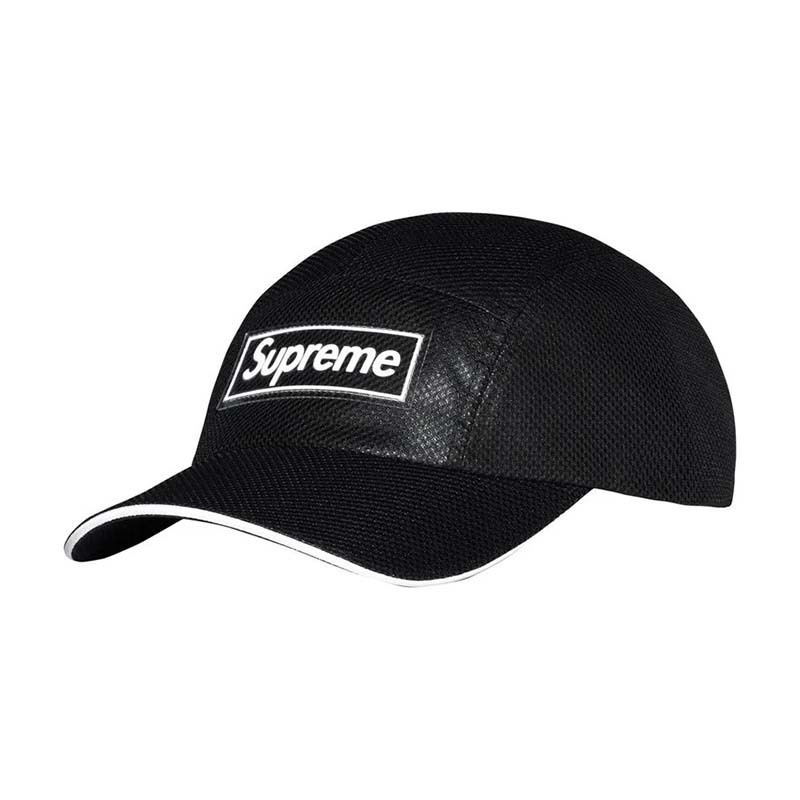 Supreme Metallic Mesh Camp Cap Black 金屬 反光 網帽 帽子 黑色 FW26H16-BK [台灣現貨]
