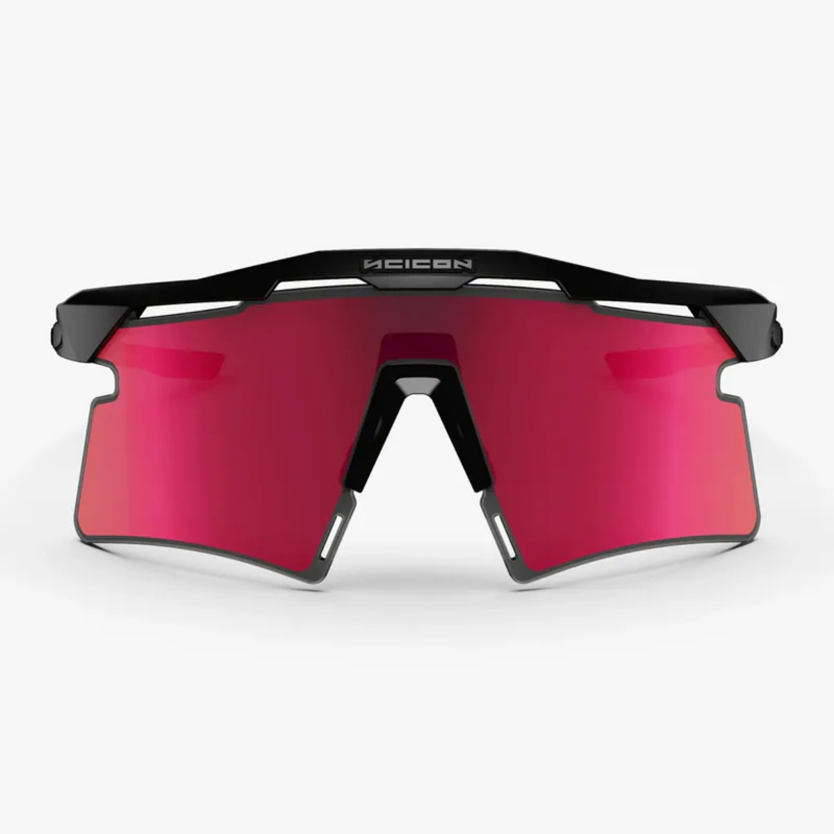 新款【SCICON】 AEROSHADE 2.0 TITANIUM 運動眼鏡 霧黑框 / 鏡面紅片