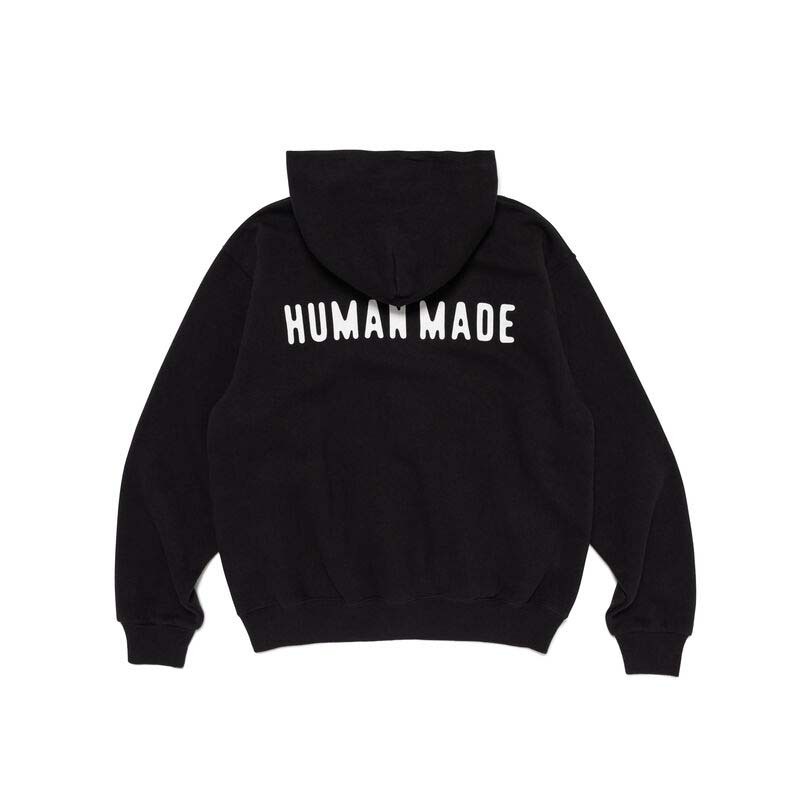 HUMAN MADE CLASSIC ZIP-UP HOODIE BLACK 經典 拉鍊 連帽外套 黑色 HM32CS022-BK [台灣現貨]