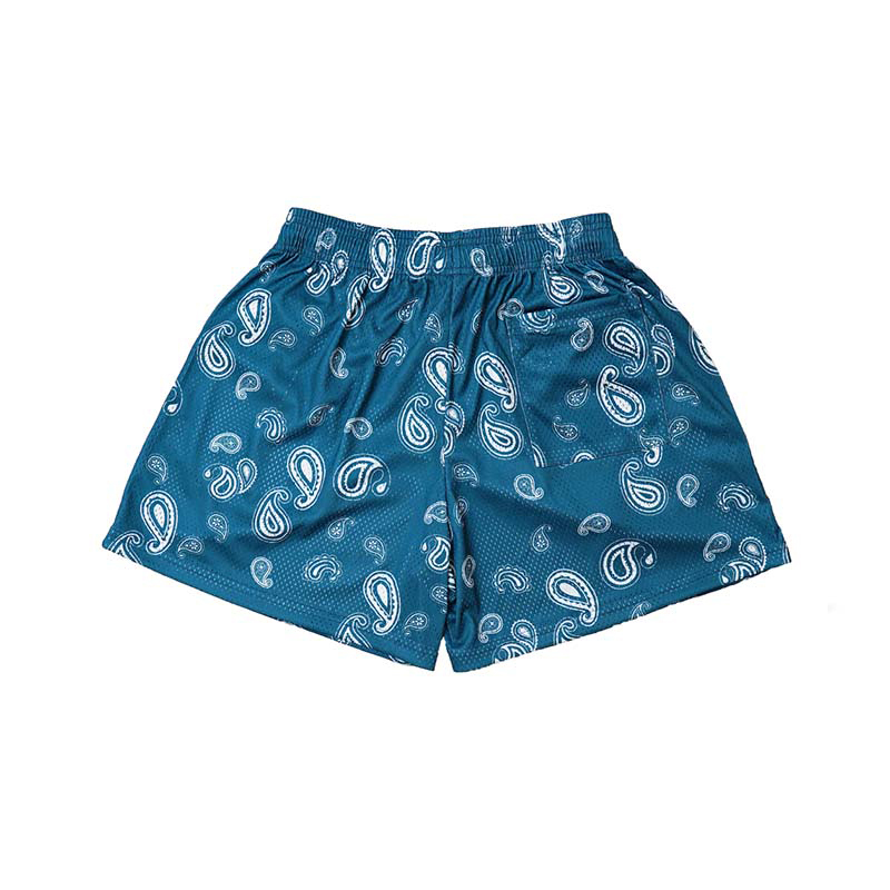 MTA Paisley Pattern Short 變形蟲 單層網布 短褲 青色 MTA-64 [台灣現貨]