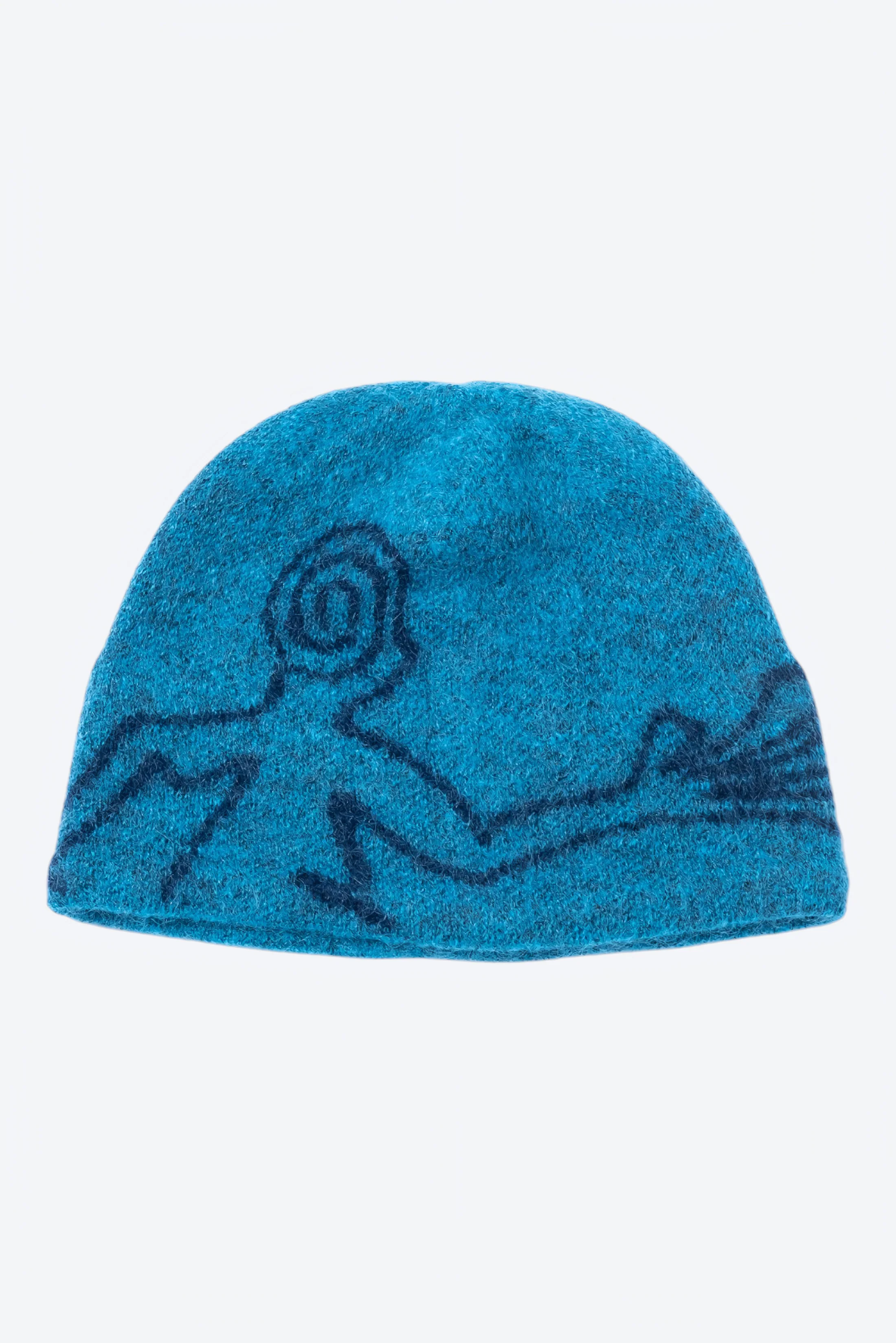 HIKING PATROL ｜ Exploration Mohair Mixed Beanie "Blue"