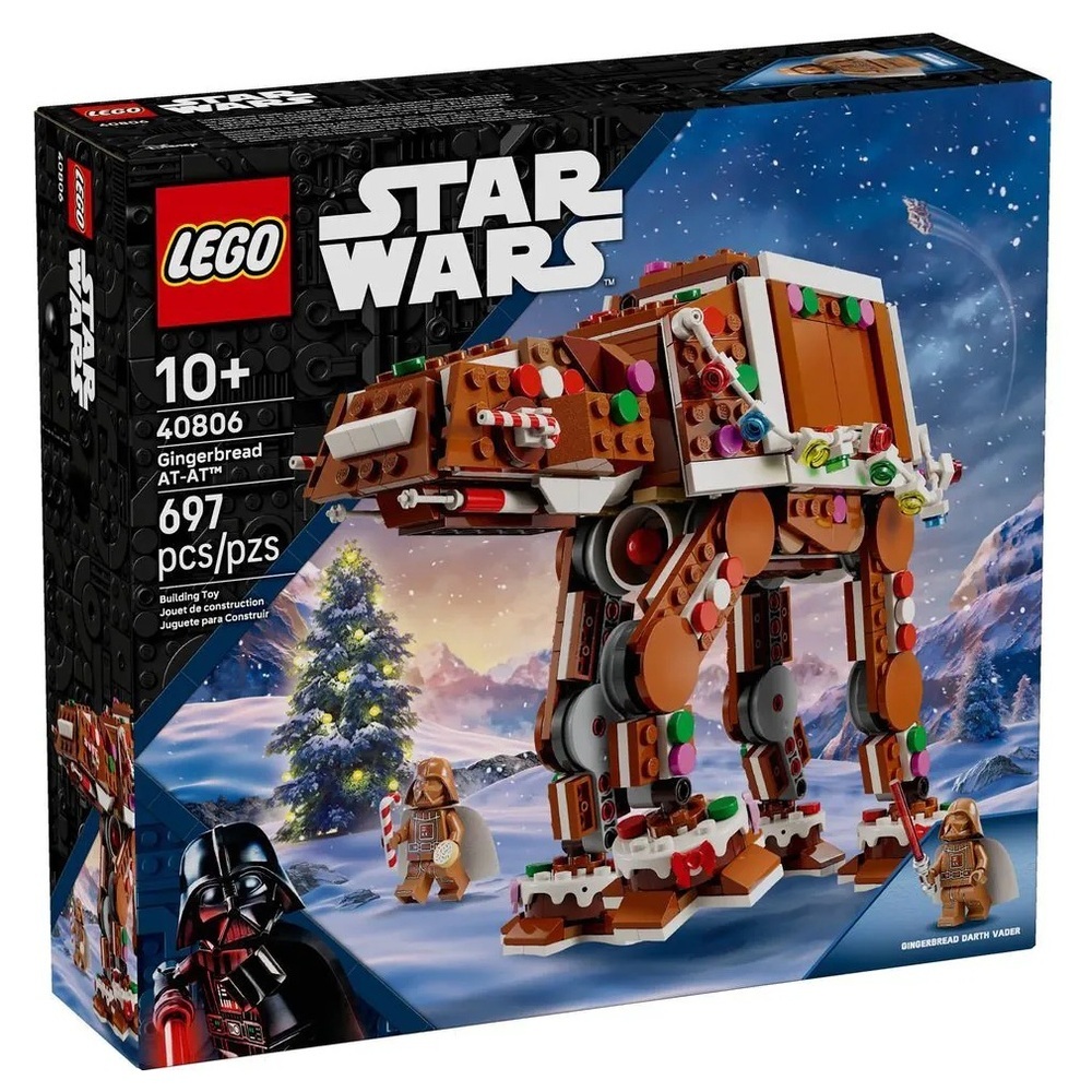 【LEGO 樂高】薑餅 AT-AT™ 步行機 40806 strc