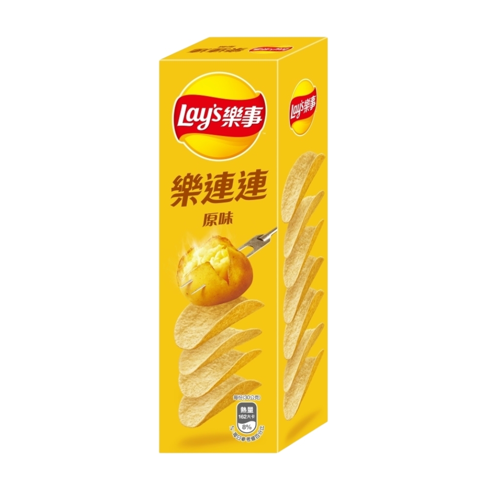 (箱購) 樂事 樂連連 (原味/雞汁/海苔壽司/奶焗香蔥) 60g x15盒/箱