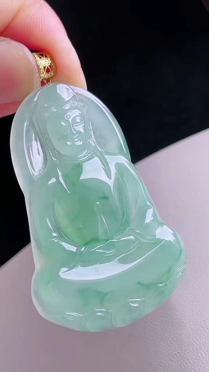 95214 翡翠冰飄花觀音