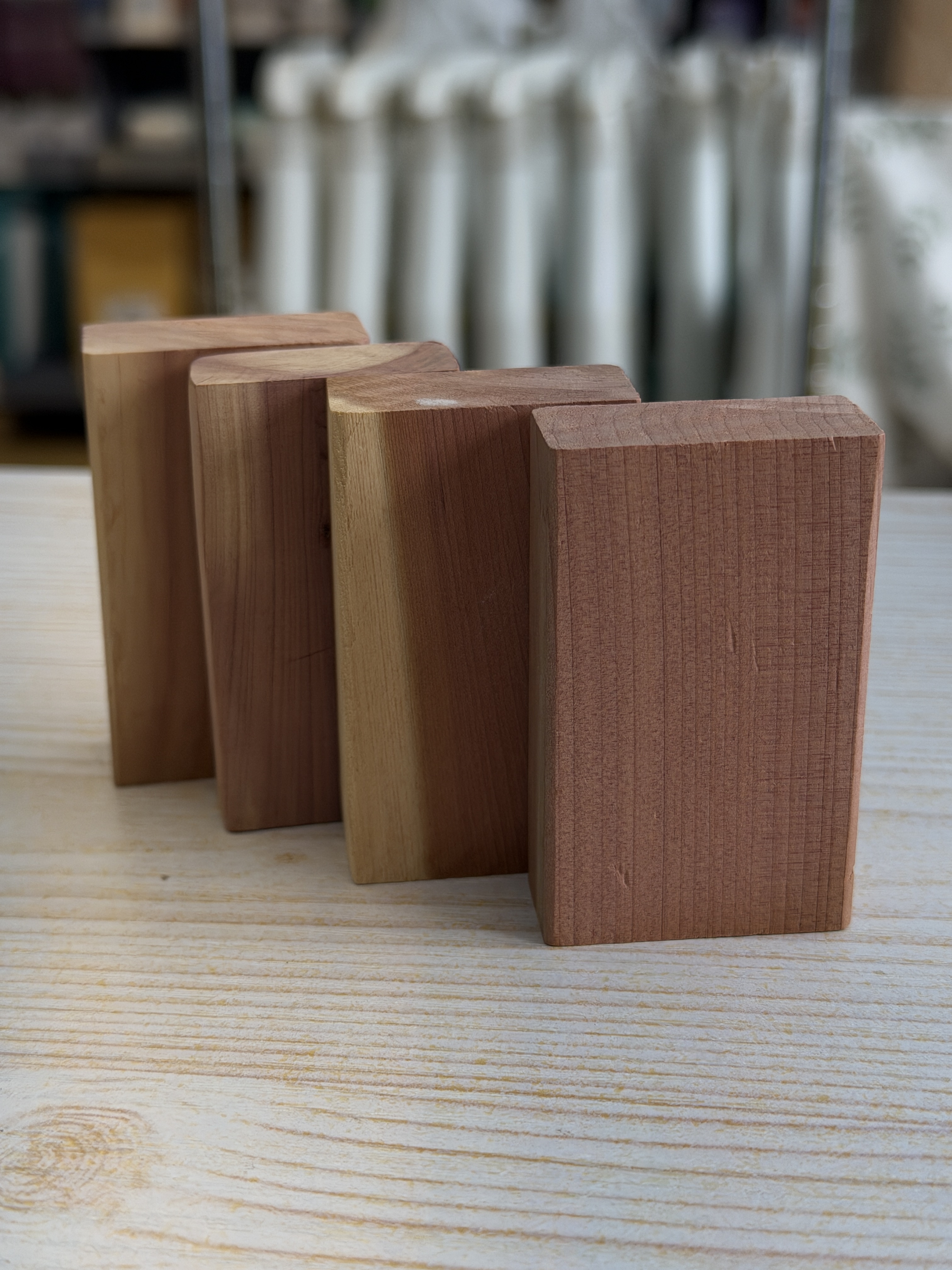 cedar blocks 4pcs.
