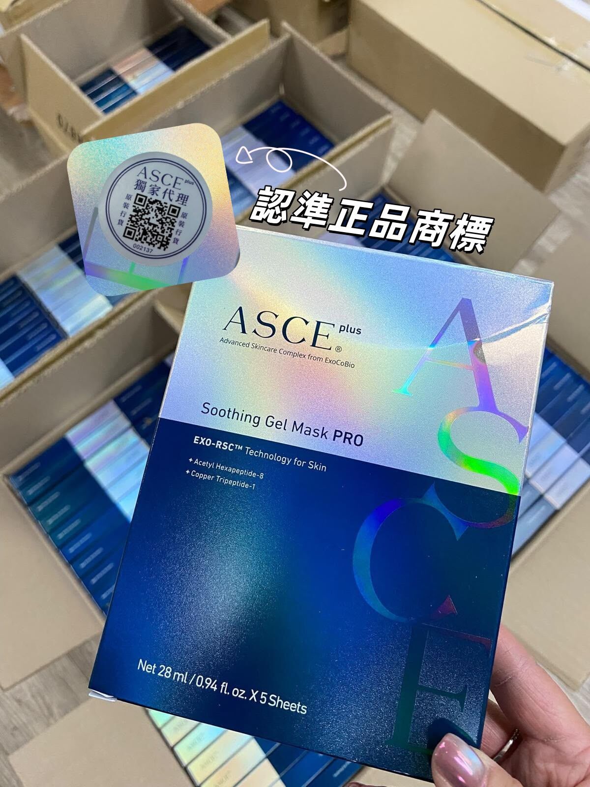 ASCE Plus 玫瑰外泌體面膜 1盒5片
