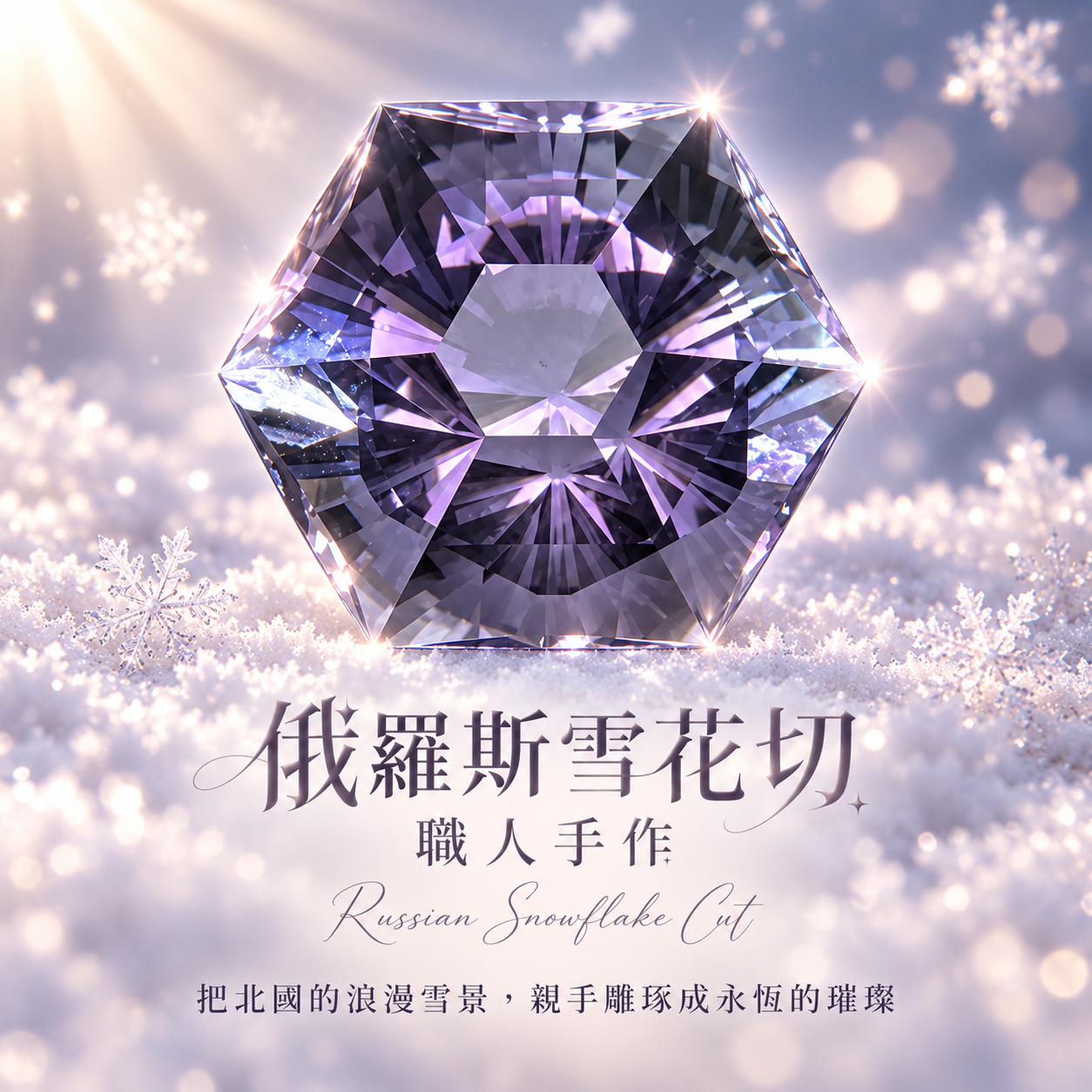 美式幻象式切割｜俄羅斯雪花切