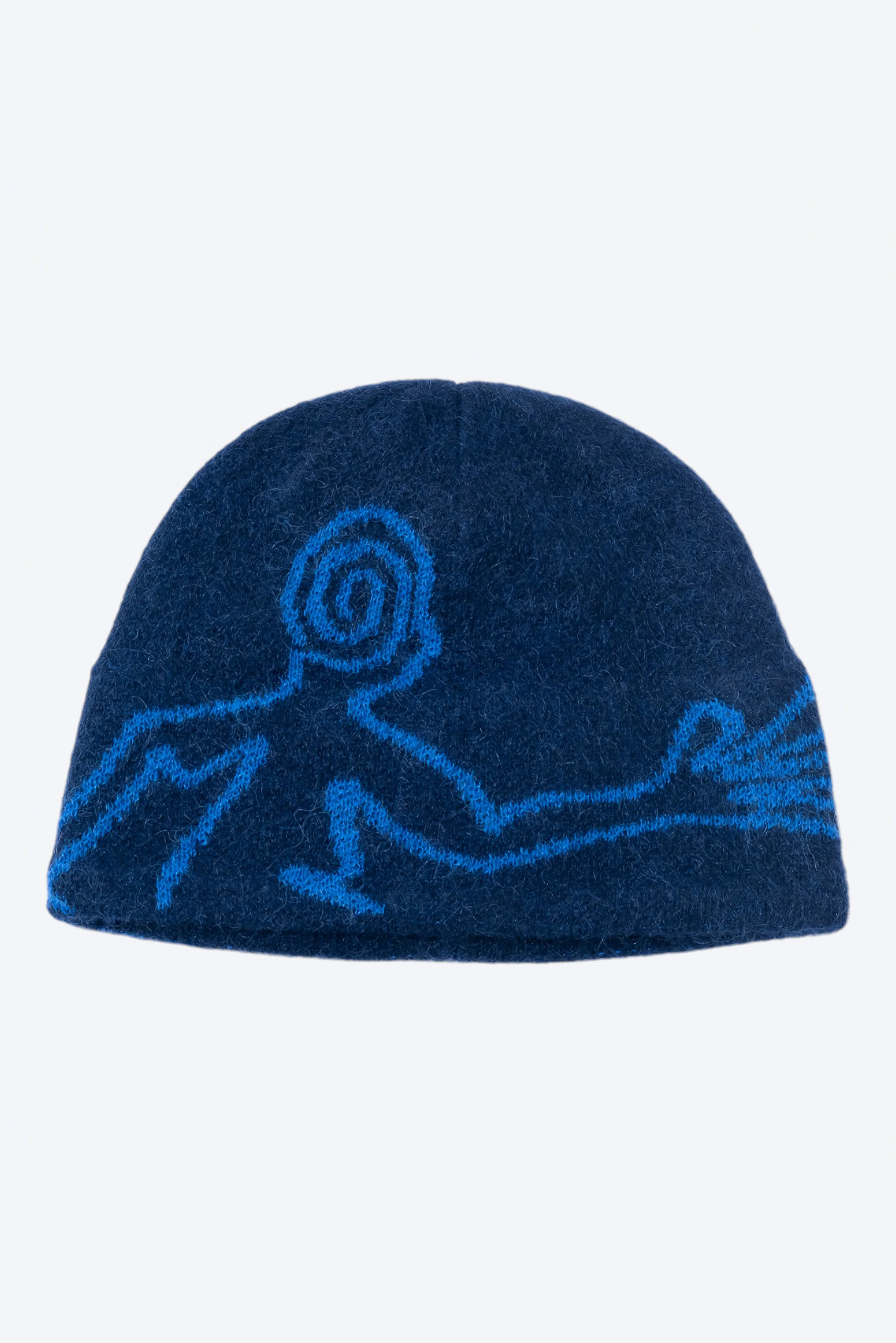 HIKING PATROL ｜ Exploration Mohair Mixed Beanie "DK Navy"
