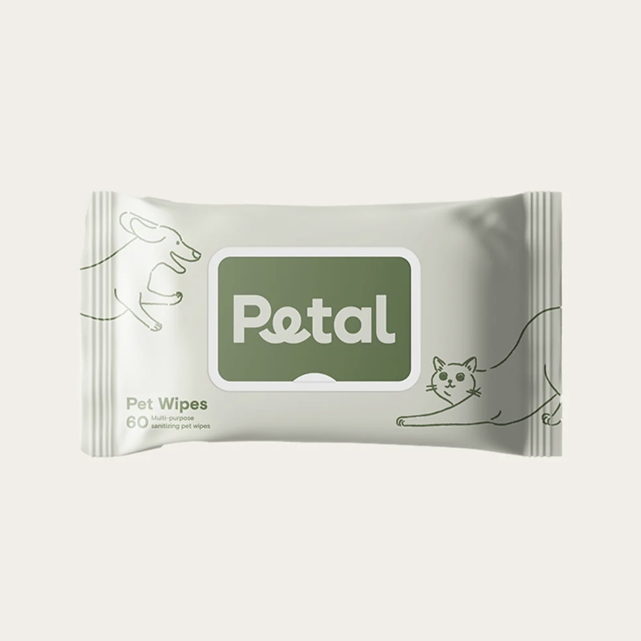 Petal 無酒精寵物消毒濕紙巾