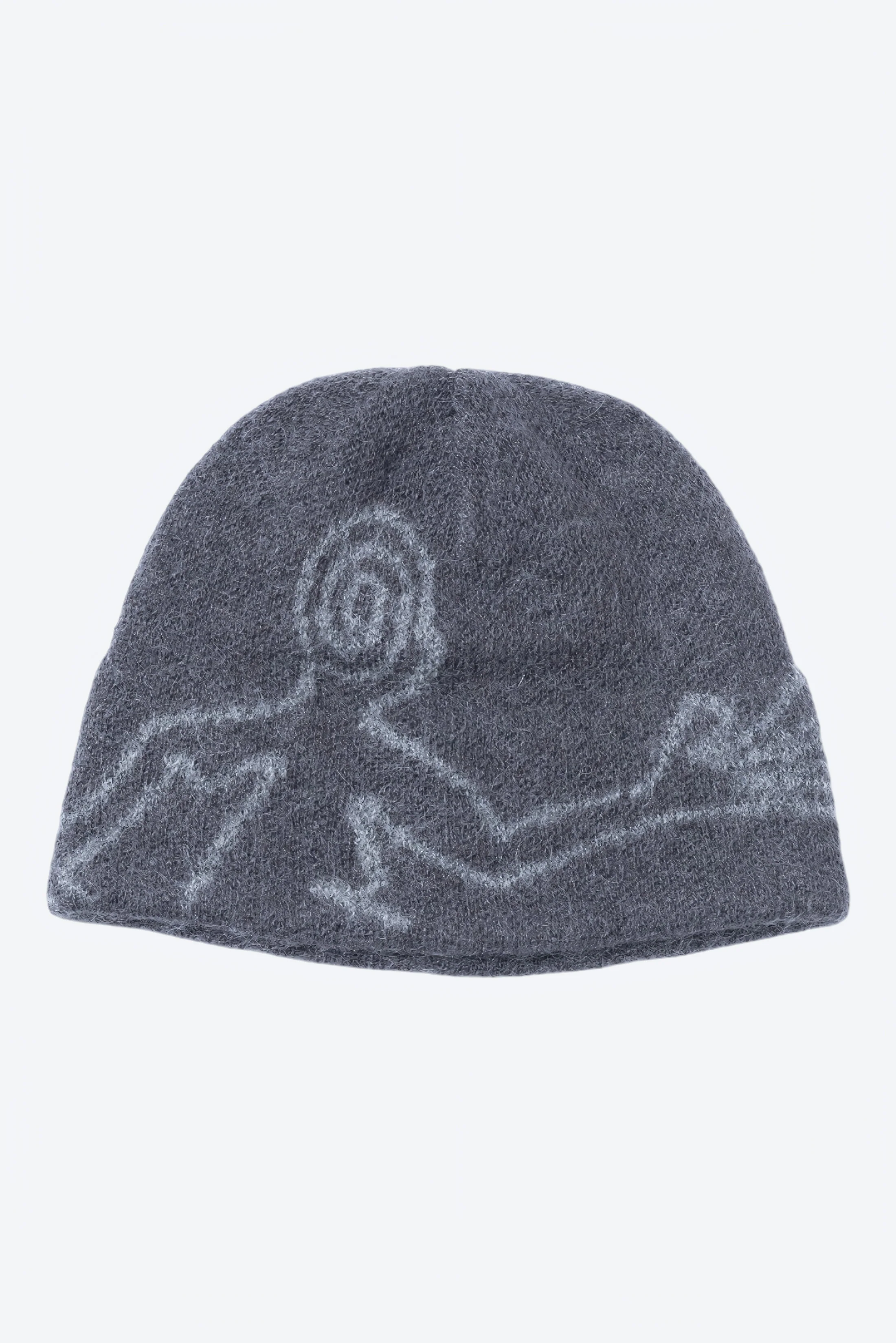 HIKING PATROL｜Exploration Mohair Mixed Beanie "Slate Brown"