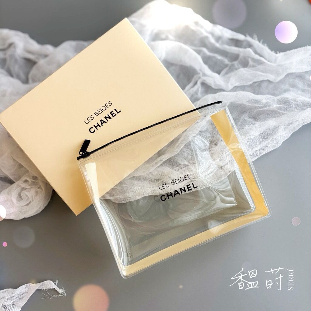 CHANEL LES BEIGES贈品透明果凍化妝袋