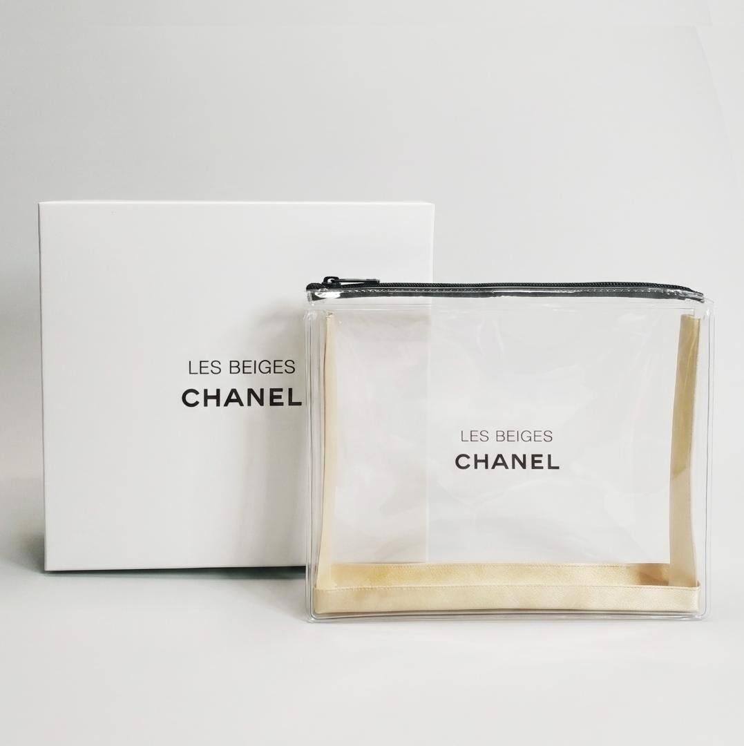 CHANEL LES BEIGES贈品透明果凍化妝袋