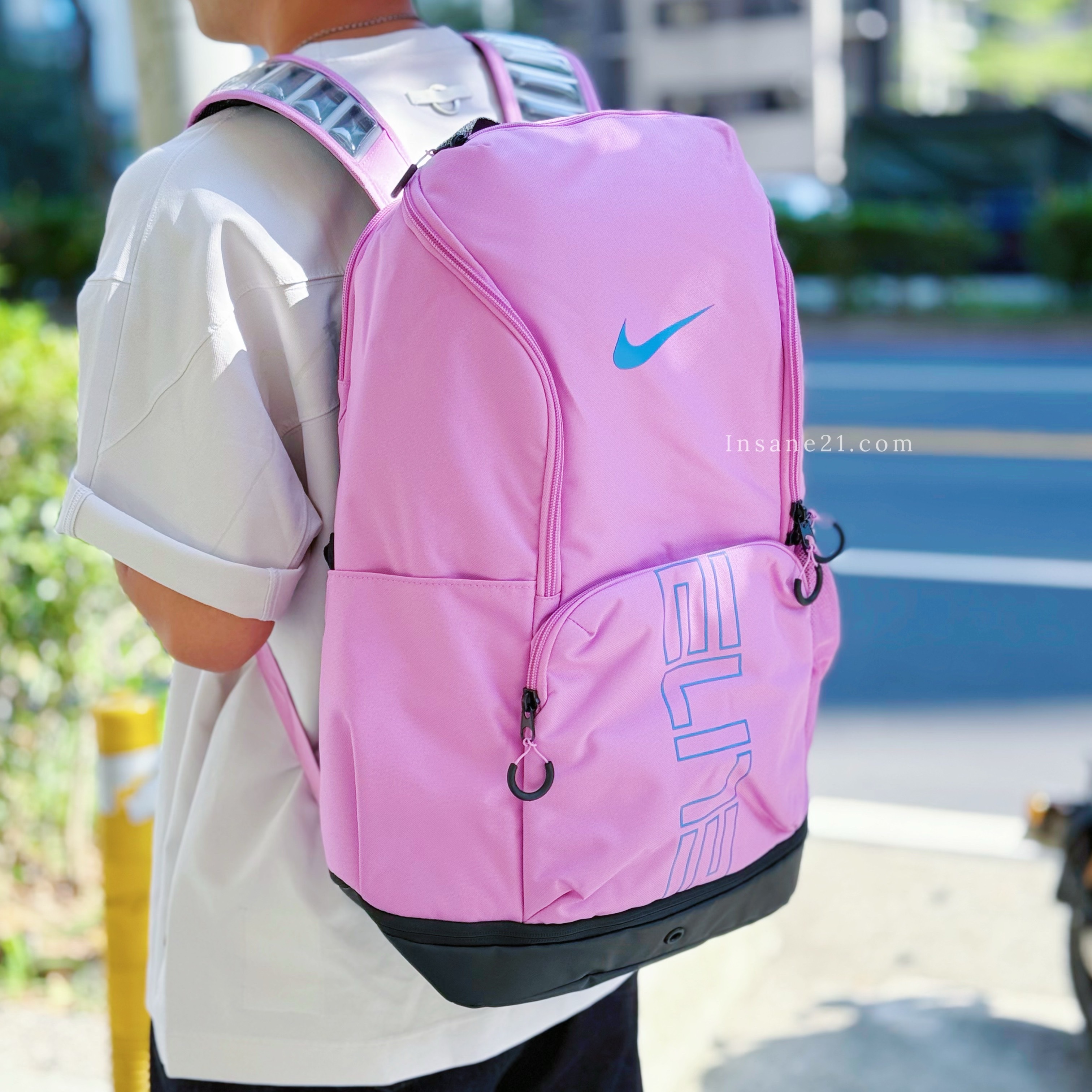 NIKE VARSITY ELITE 粉色 氣墊背帶 後背包 32L HM9965-503