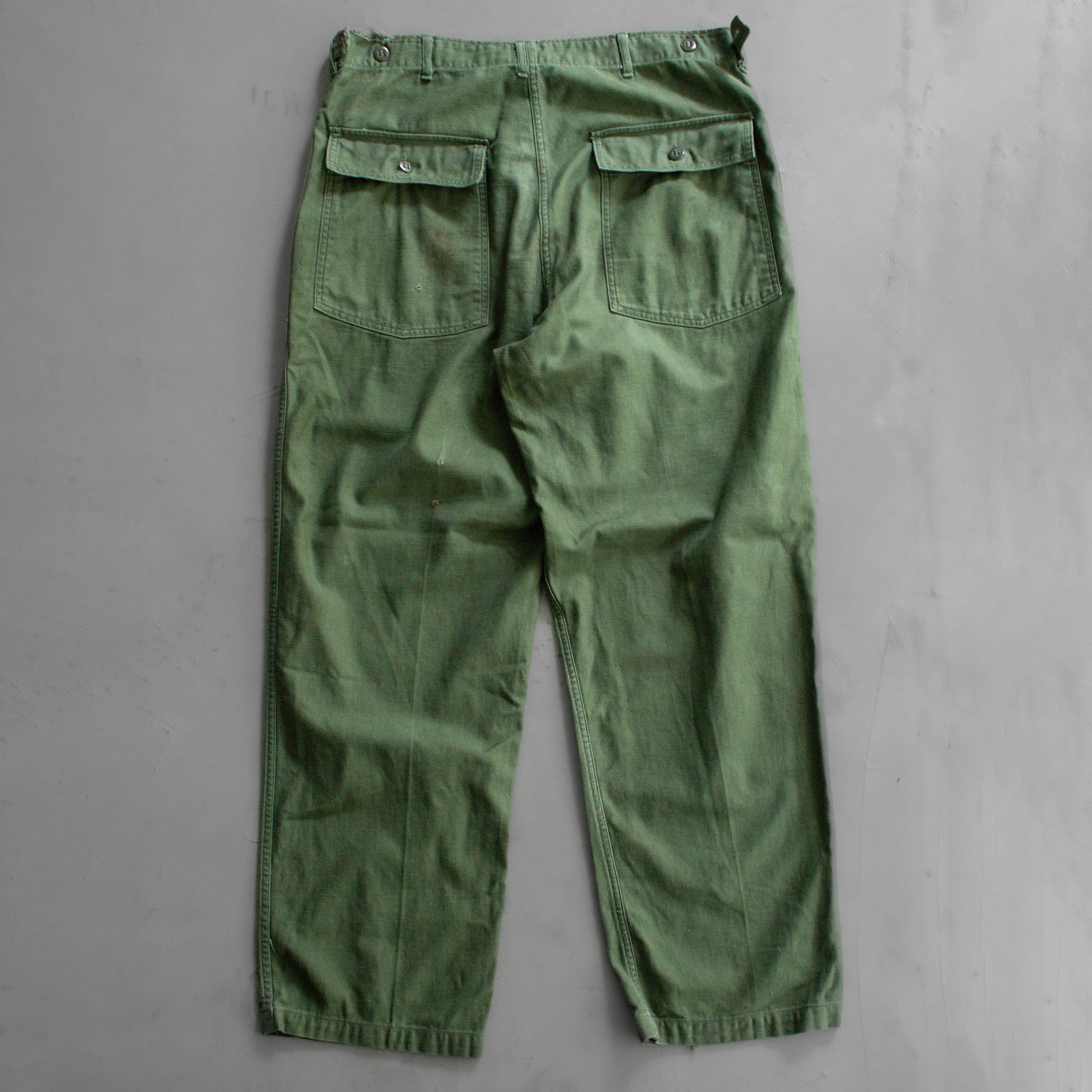 60S US ARMY OG107 FATIGUE PANTS 美軍 公發 直筒 軍綠 軍褲