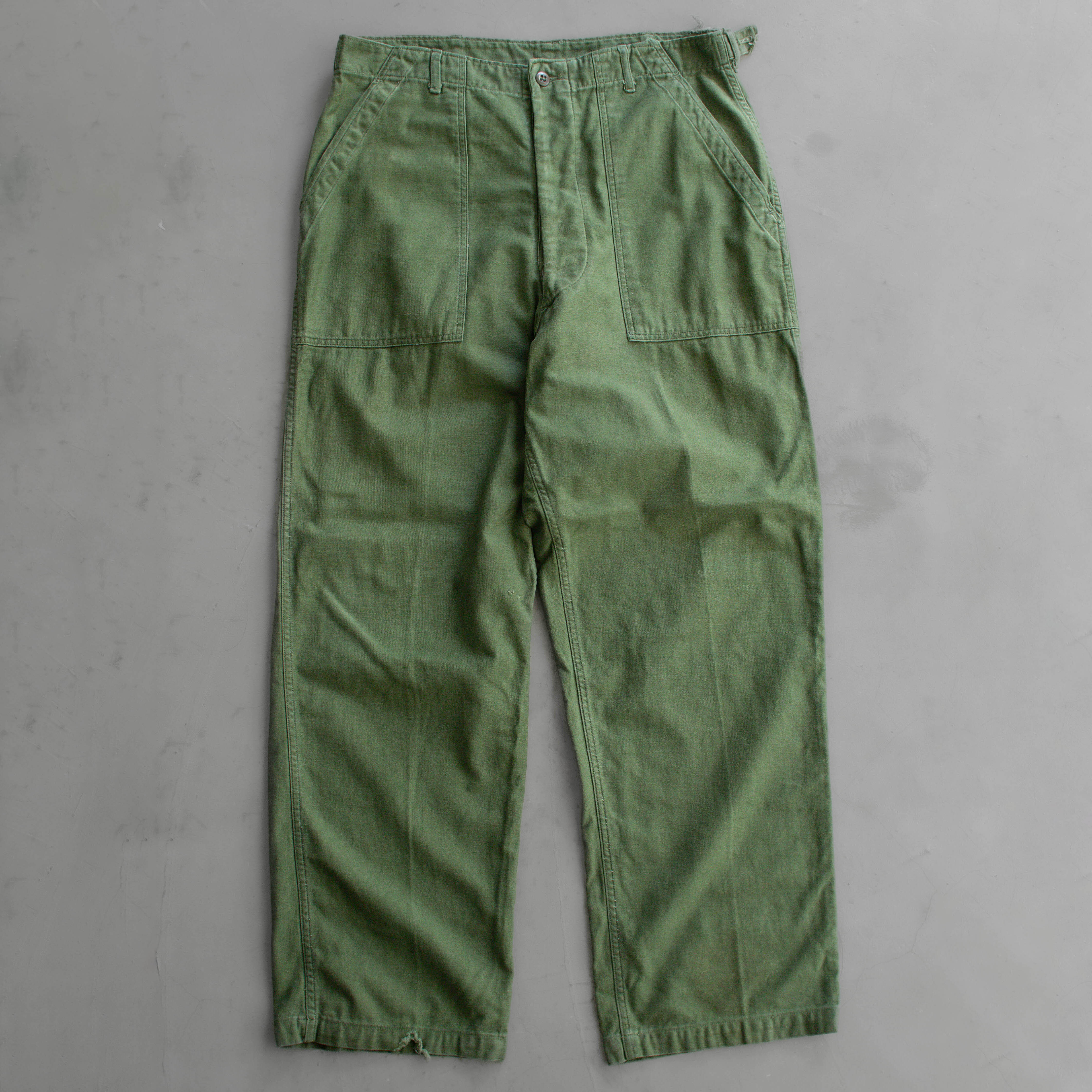 60S US ARMY OG107 FATIGUE PANTS 美軍 公發 直筒 軍綠 軍褲