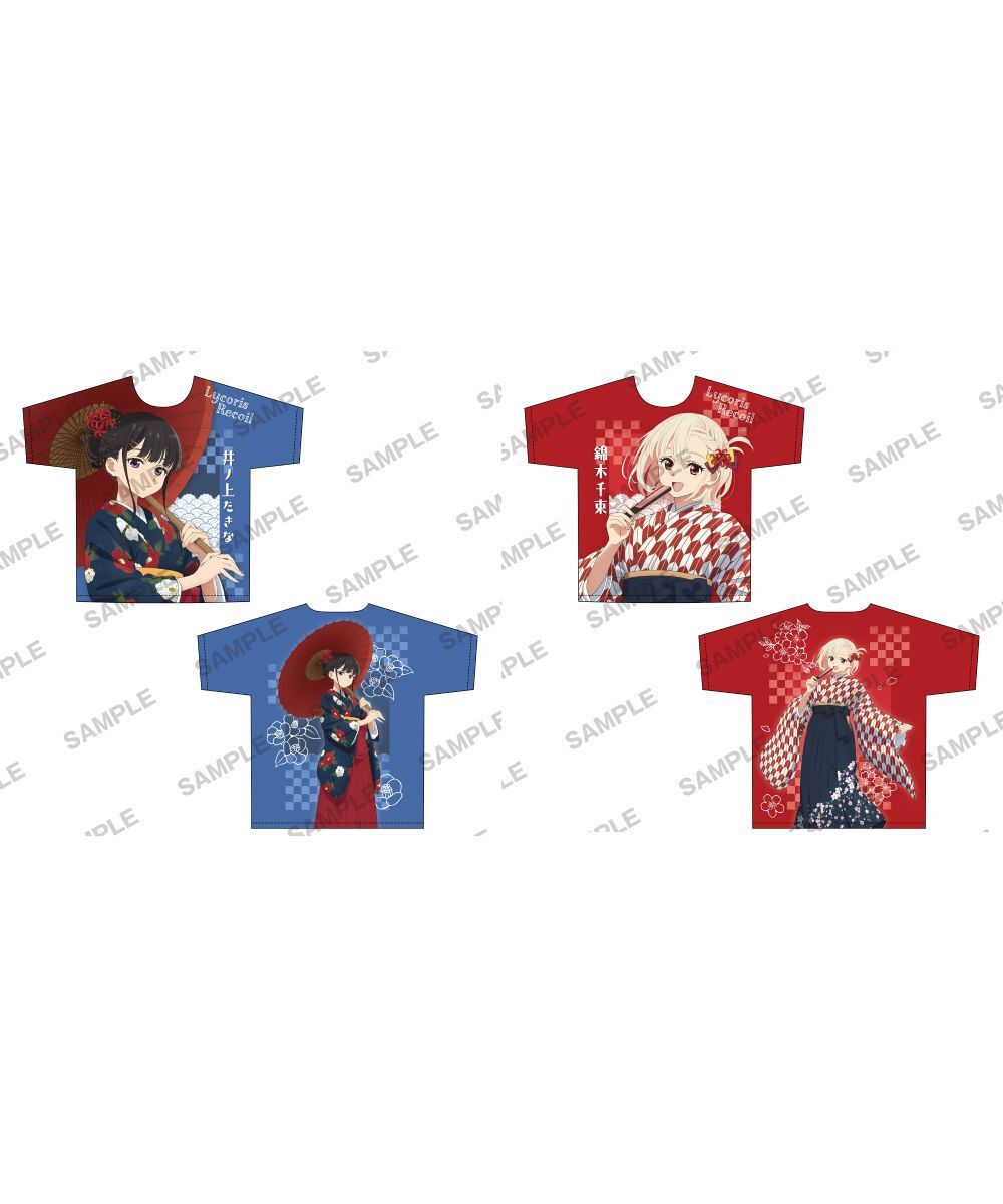 預購-TV動畫「Lycoris Recoil 莉可麗絲」全彩痛T 和風現代Ver. 系列【日本進口精品】