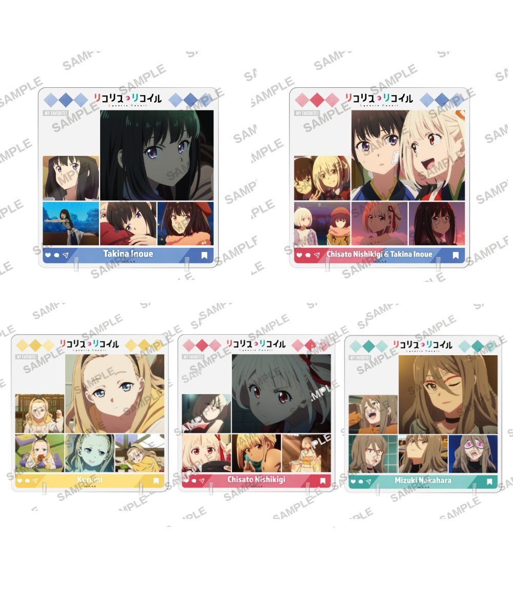 預購-TV動畫「Lycoris Recoil 莉可麗絲」角色壓克力立牌 系列【日本進口精品】