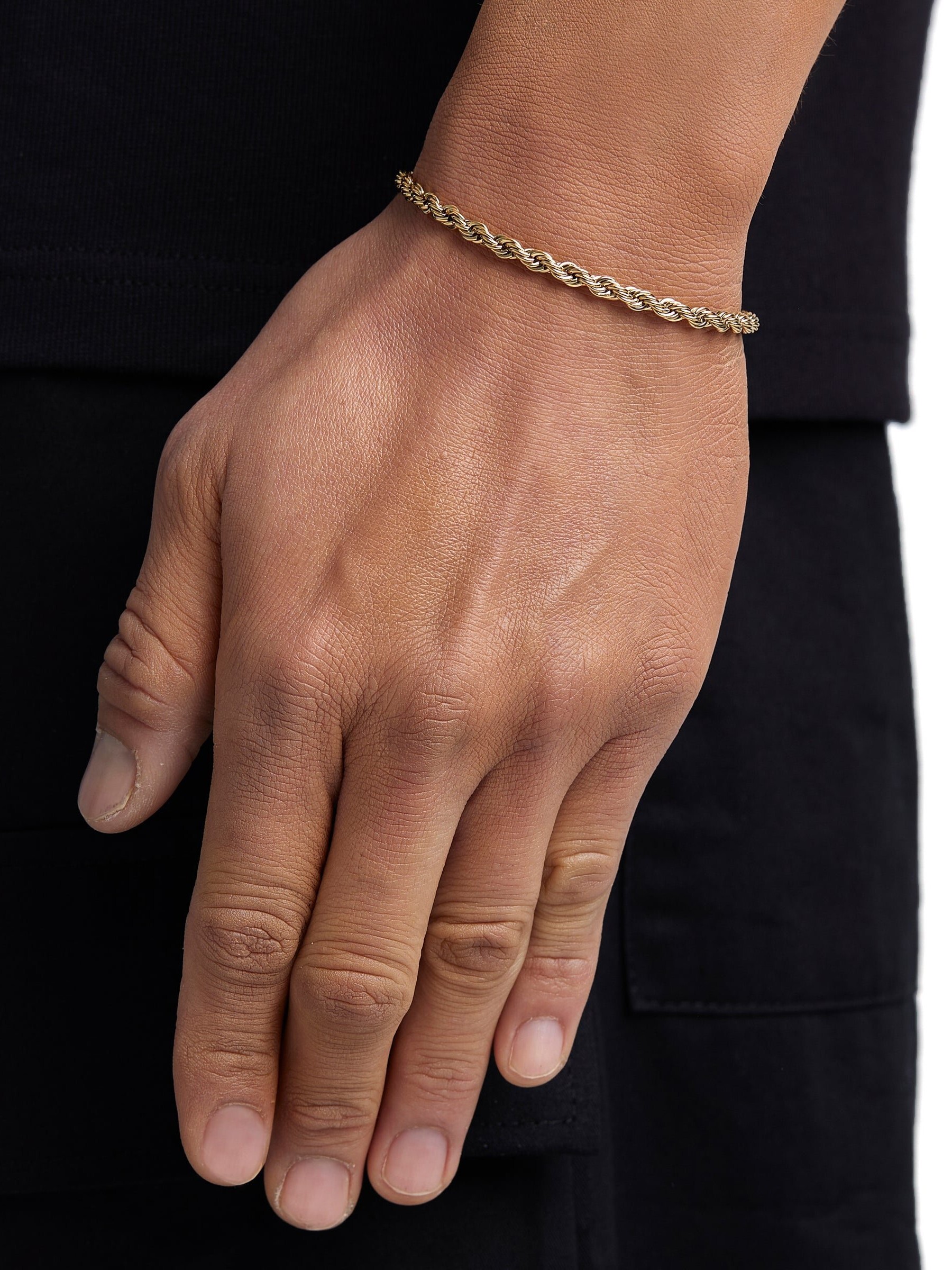 THE ROPE - 4mm 麻花手鍊 (18K Gold)