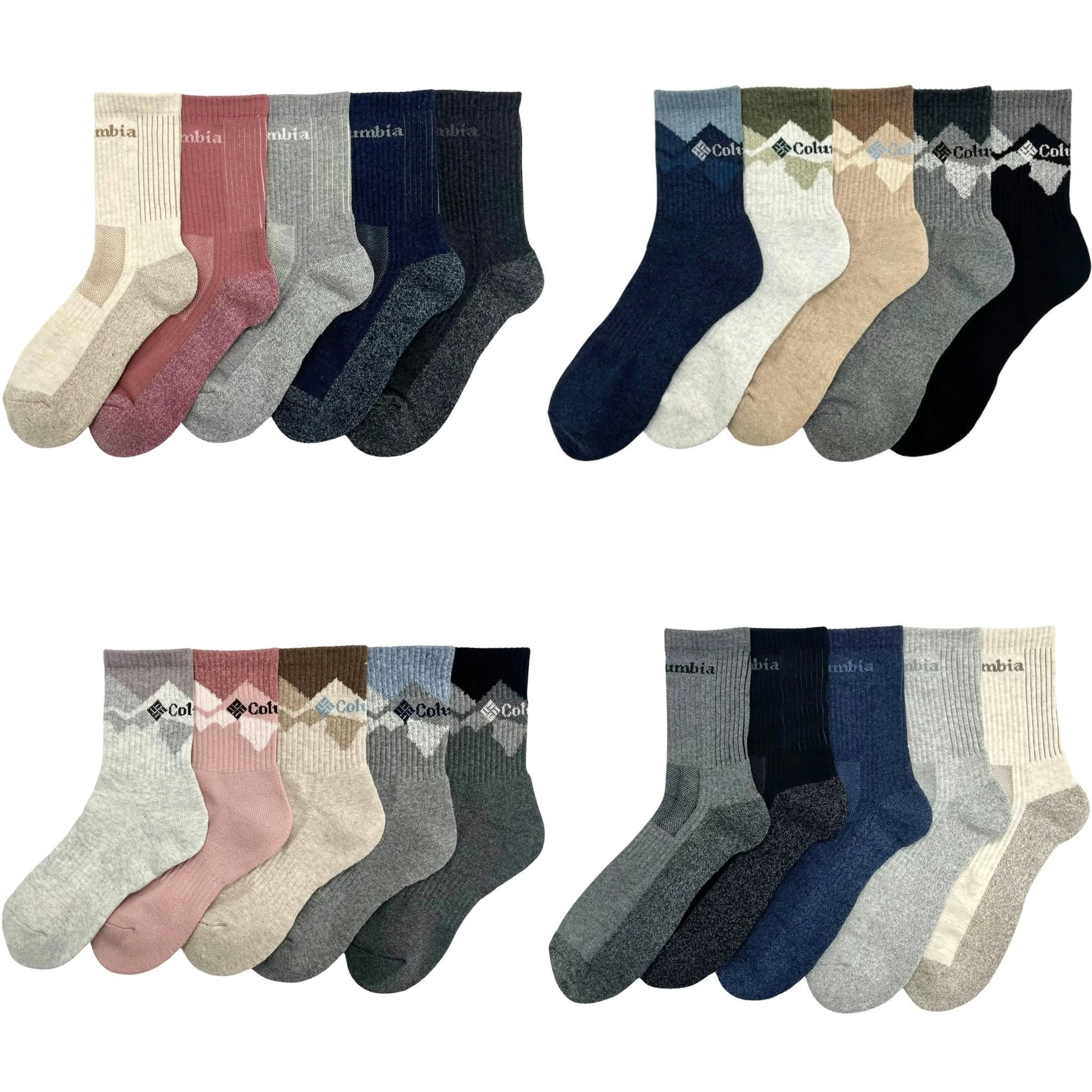 韓國 Columbia Socks(1套5對唔同色)  (K269 CO626)