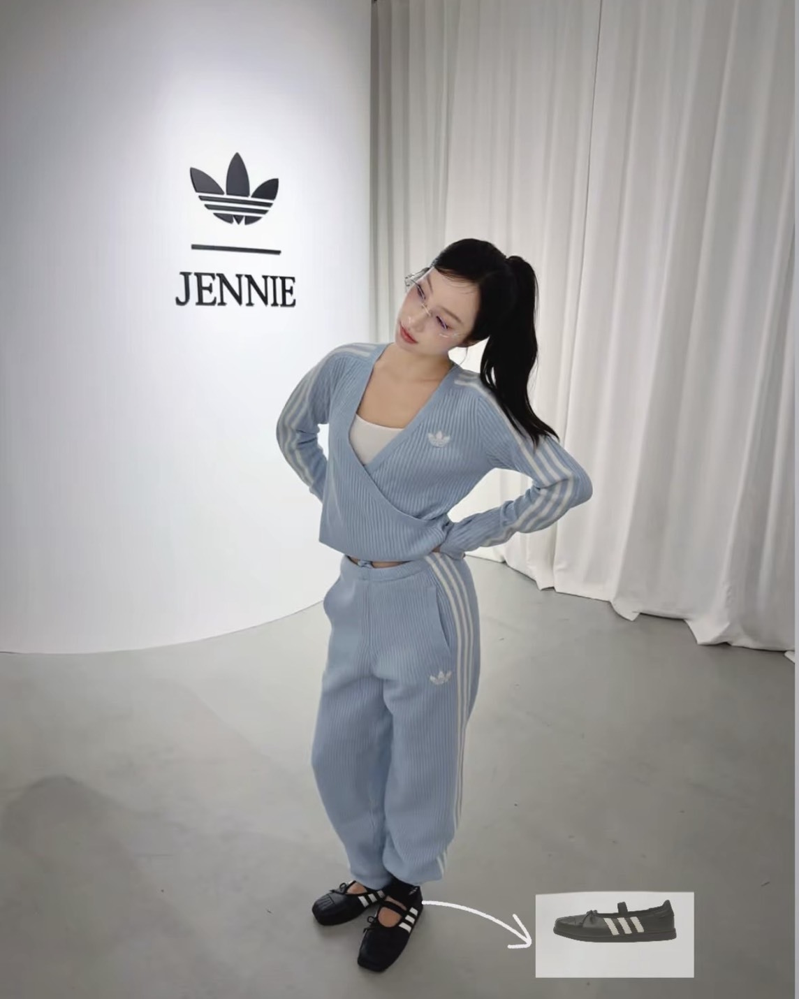 【預購】ADIDAS ORIGINALS x JENNIE KNITTED ADILUNA CASACO 3色 LD8933