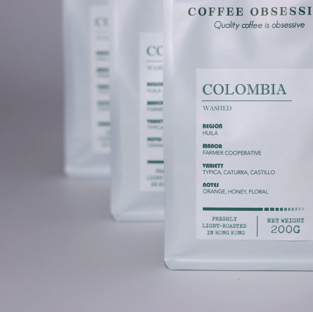 Colombia Huila Washed Coffee Bean (200g)