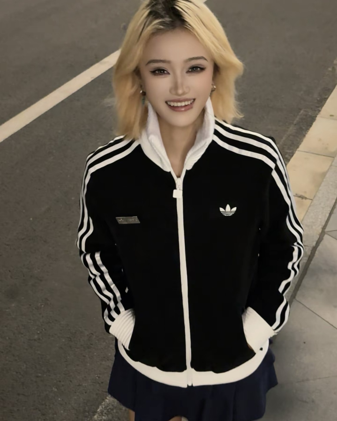 【預購】ADIDAS ORIGINALS x JENNIE FAN OG 翻領運動外套 2色 LD8924