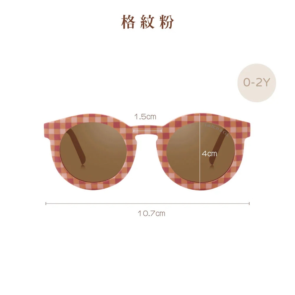 〖 Grech&Co. 〗格紋粉V3偏光太陽眼鏡