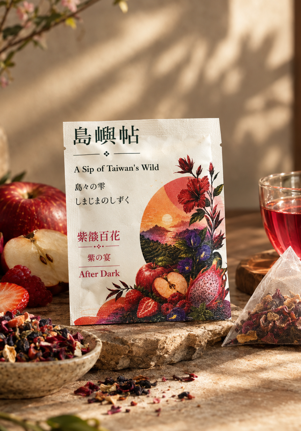 農禾四季｜【島嶼帖】品 • 茗茶  紫燄百花 (10入)