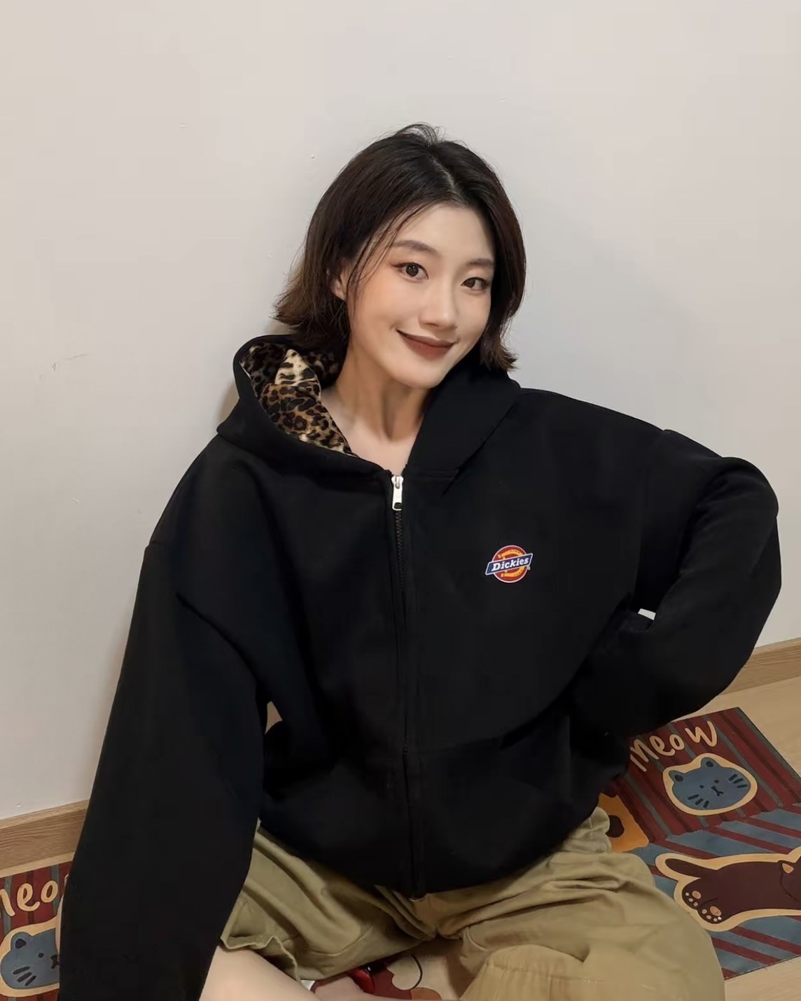【預購】DICKIES 豹紋連帽外套 2色 DKU263MKJMRT