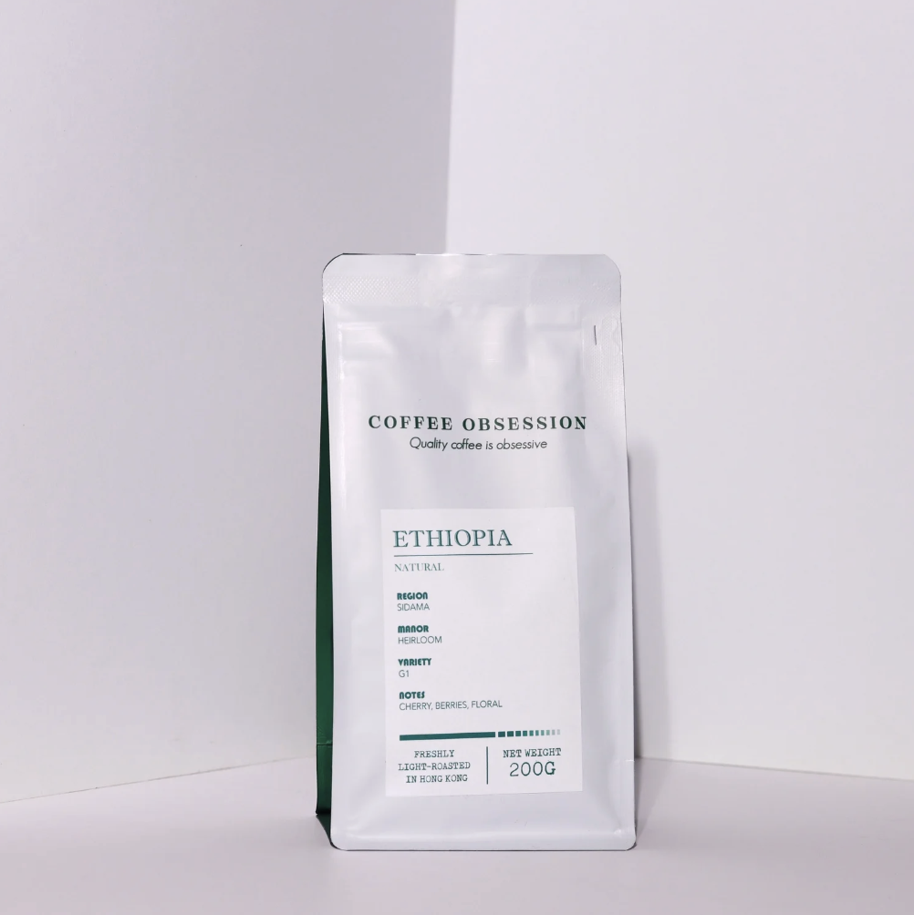 Coffee Obsession | Ethiopia Sidamo G1 Natural Coffee Bean (200g)