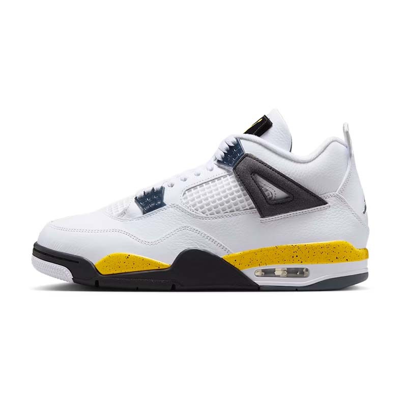 Air Jordan 4 "Tour Yellow" 魔鬼沾 可拆標 白黑黃 男鞋 IO2463-102 [台灣現貨]
