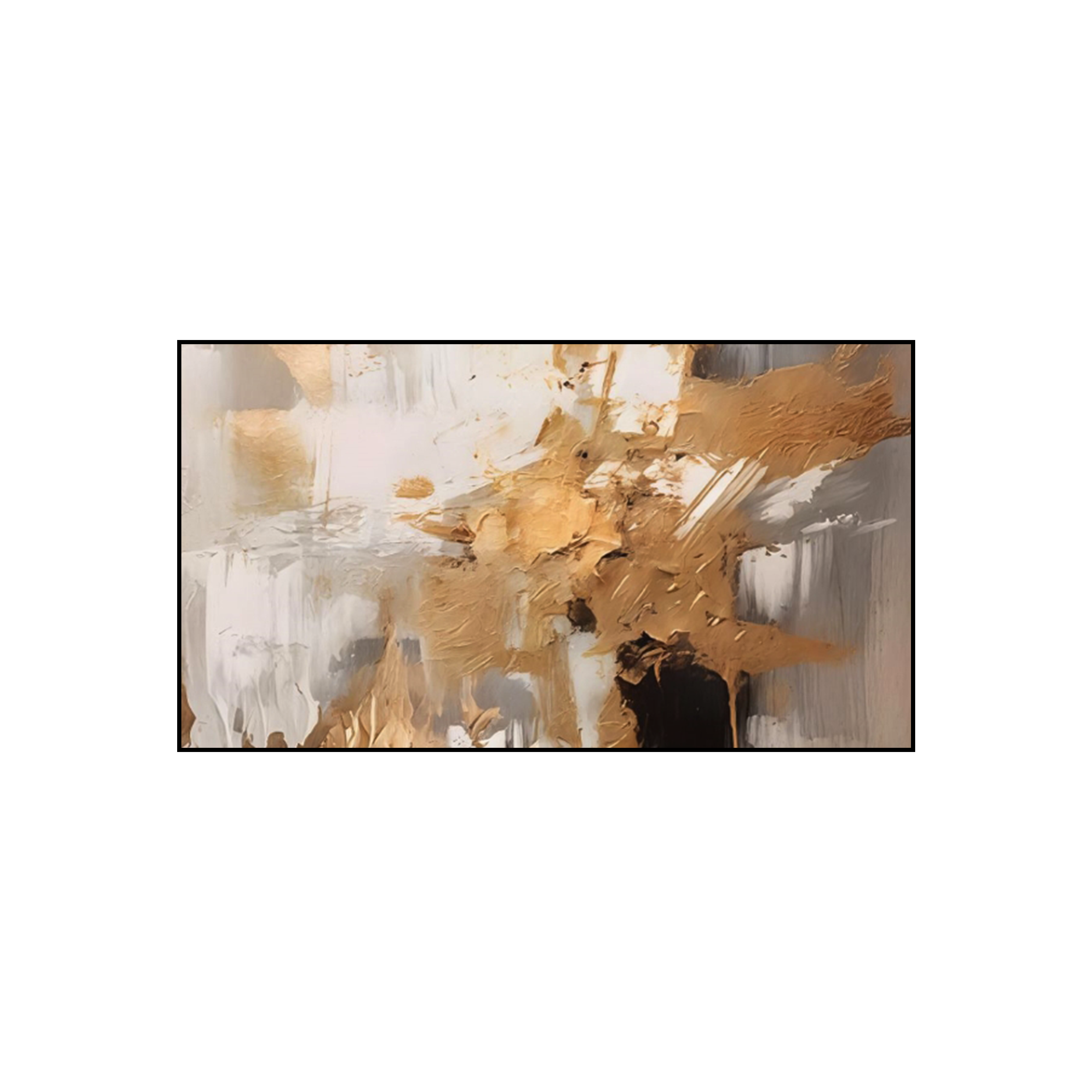 炫金初曜畫作 長方形 (可客製)